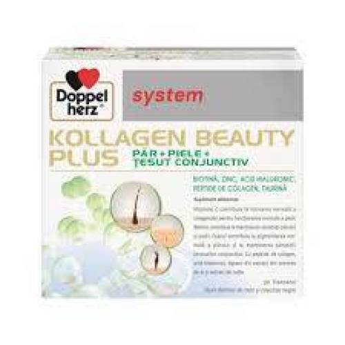 Kollagen Beauty Plus System, 30 flacoane, Doppelherz