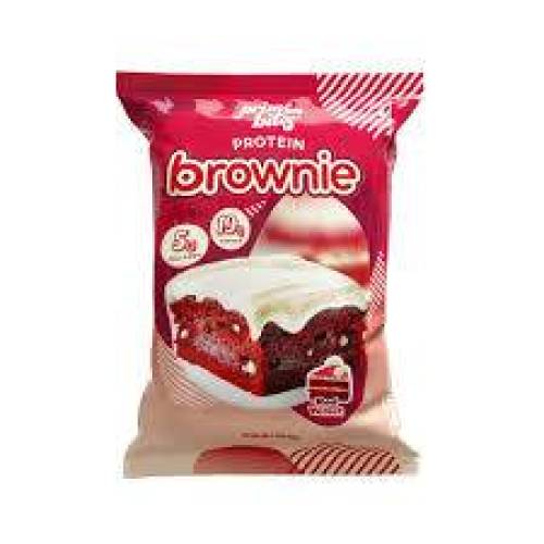 Prajitura Proteica Cu Aroma De Red Velvet, Alpha Prime Protein Brownie, 65 g, Gnc