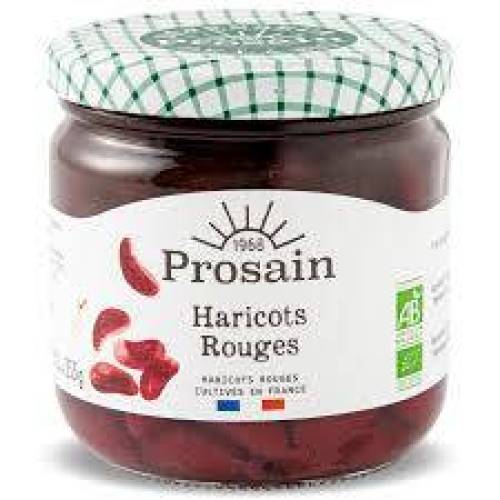 Boabe de fasole rosie la borcan, eco-bio, 345 g, Prosain