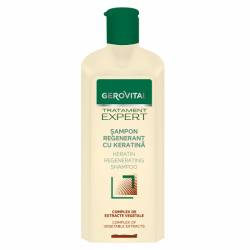 Sampon regenerant cu keratina, 250ml - Gerovital Tratament Expert