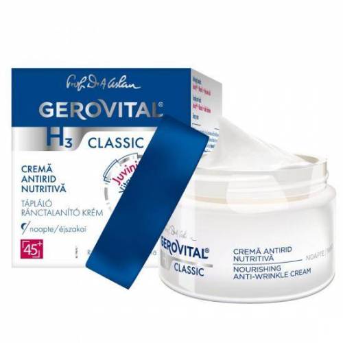 Crema nutritiva antirid de noapte, 50ml - Gerovital H3 Classic