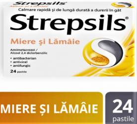 Strepsils miere si lamaie - 24 pastile
