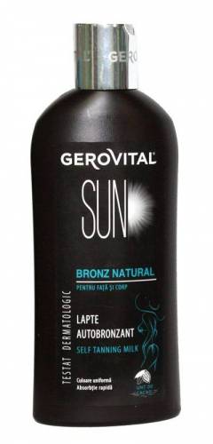 Lapte autobronzant 200ml - Gerovital Sun