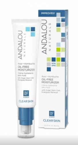 Lotiune de zi, Acai and Kombucha Oil Free Moisturizer, 62ml - Secom - Andalou