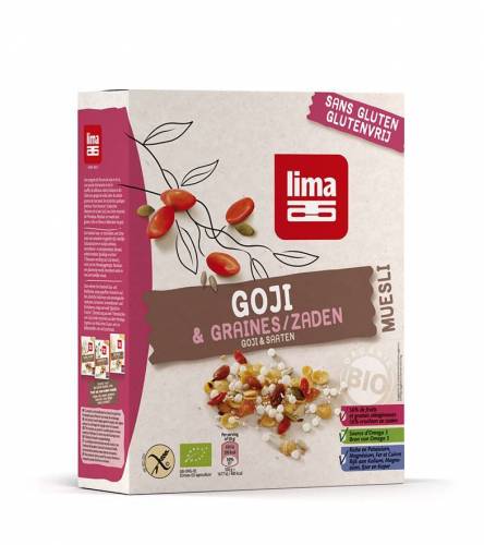 Muesli cu goji fara gluten eco-bio 250g - Lima