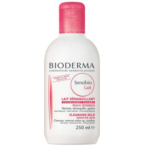 Lapte demachiant, Sensibio, 250ml - Bioderma