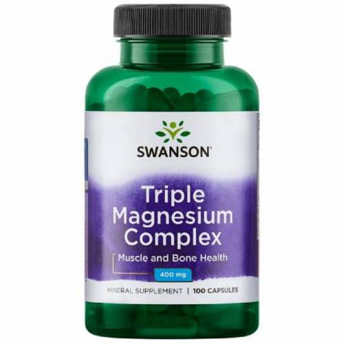 Triplu Complex de Magneziu Complex de magneziu, 400mg, 100cps - Swanson