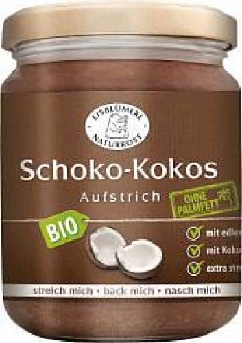 CREMA DE CIOCOLATA CU COCOS, ECO-BIO, 250g - EISBLUMERL