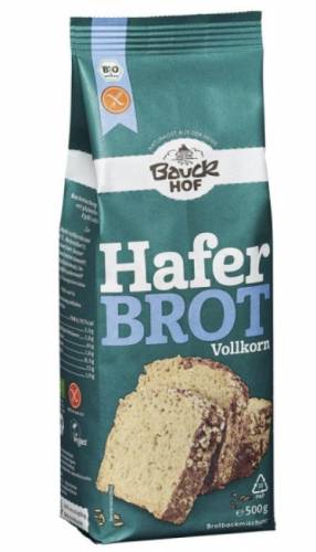 Mix pentru paine din ovaz integral FARA GLUTEN, 500g - BauckHof