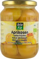 Compot de Caise jumatati, eco-bio, 700g - Bio Fit