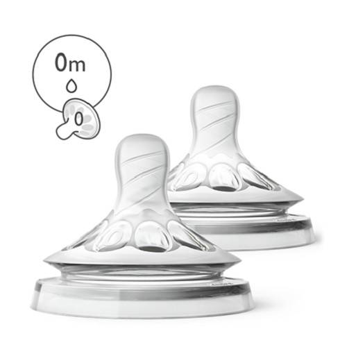 AVENT Tetina natural ultra soft x 2 buc 0+M SCF040/27