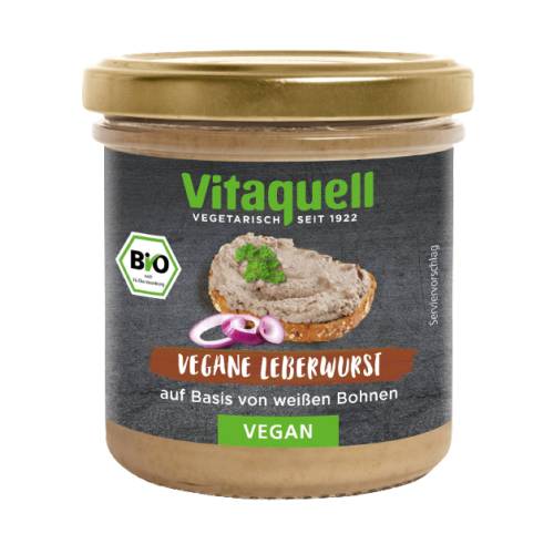 Crema tartinabila cu fasole alba, eco-bio, 125 g, Vitaquell