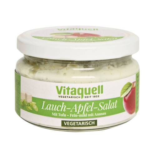 Salata cu tofu, praz si mere, 200 g, Vitaquell