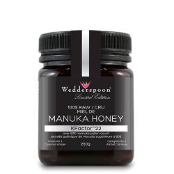 Miere MANUKA RAW - KFactor 22+ - 250g - Wedderspoon