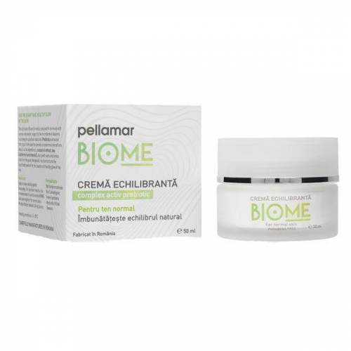 Crema Echilibranta pentru Ten Normal, Biome, 50ml - Pellamar