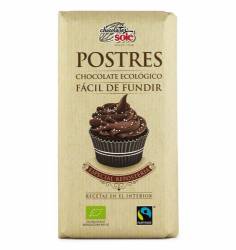 Ciocolata neagra fondant minim 58% cacao eco-bio, 200g Sole Chocolates
