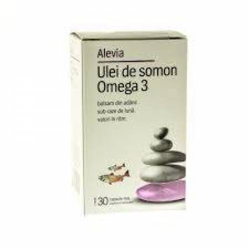 Ulei de somon omega 3 30cpr, Alevia