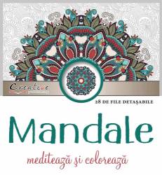 Mandale - mediteaza si coloreaza - carte - DPH