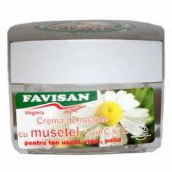 VIRGINIA CREMA DE NOAPTE CU MUSETEL 40ml, Favisan