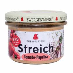 nu se adauga Pate vegetal cu tomate si ardei, eco-bio, 180g - Zwergenwiese