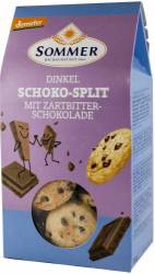 Biscuiti din grau spelta cu ciocolata neagra, DEMETER, eco-bio150G SOMMER