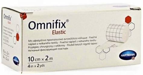 Hartmann Omnifix plasture fixare elastic din material netesut 10cm/2m - 1 rola