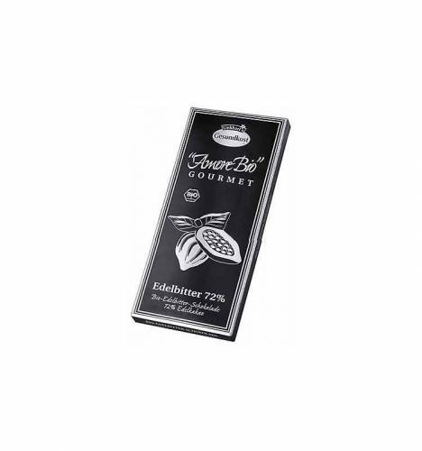 Ciocolata neagra, 72% cacao, 100g - Liebhart’s Amore Bio