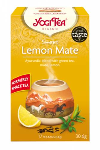 Ceai de LAMAIE, MATE SI CEAI VERDE 17pl ECO-BIO - Yogi Tea