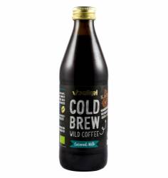 Cafea salbatica macerata la rece, cu lapte de cocos, eco-bio, 330ml - Voelkel