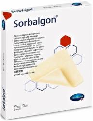 Hartmann Sorbalgon pansament cu alginat de calciu 10cm/10cm - 10 bucati