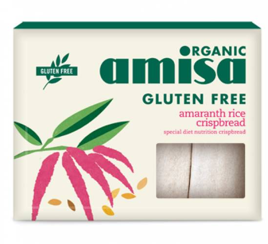 Crispbread (painici) din orez si amaranth fara gluten eco-bio 150g - Amisa