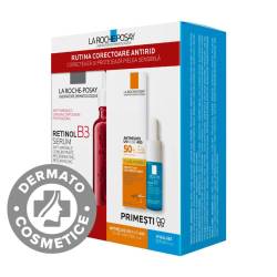 La Roche Posay Pachet Retinol B3 Ser Antirid pentru fata pentru riduri pronuntate si ten neuniform 30 ml