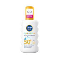 Spray de protectie solara pentru copii SPF 50+ Sensitive Protect, 200ml, Nivea