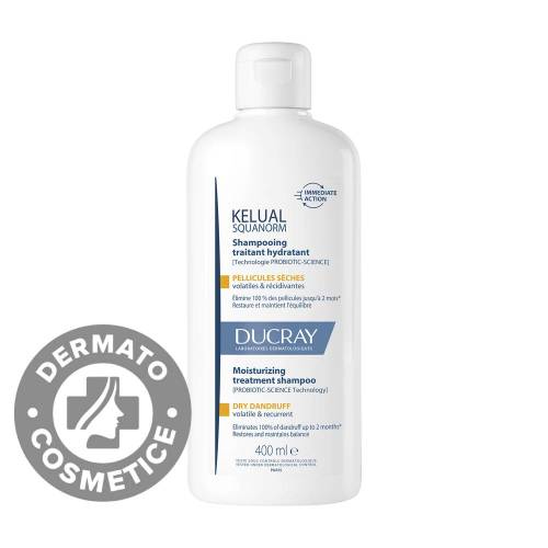 Sampon anti-matreata uscata Kelual Squanorm, 400ml, Ducray