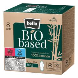 Absorbante Bio Based Long, 8 bucati, Bella