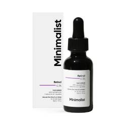 Ser riduri fine cu Retinol pur 0.3%, 30ml, Minimalist
