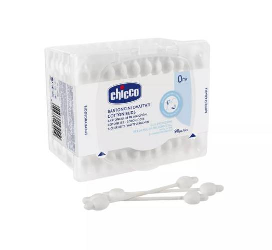 Betisoare pentru urechi 0 luni+, 90 bucati, Chicco