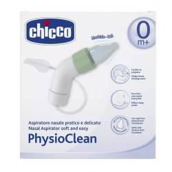 Kit aspirator nazal PhysioClean 0 luni+, 1 bucata, Chicco