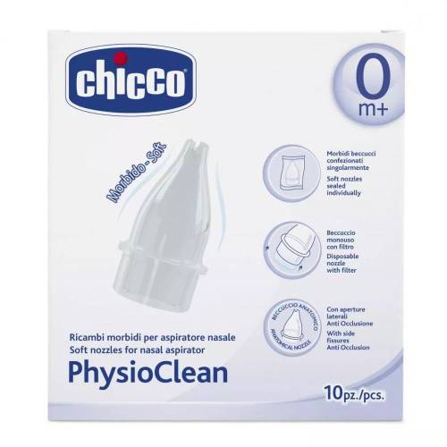 Rezerva pentru aspirator nazal PhysioClean, 10 bucati, Chicco