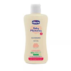Ulei de baie dermatologic Baby Moments Sensitive 0 luni+, 200ml, Chicco