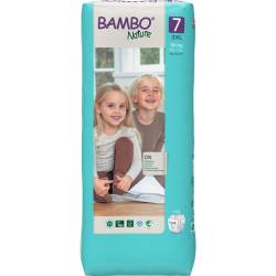 Scutece Eco Premium 18+ kg Marimea 7, 40 bucati, Bambo Nature