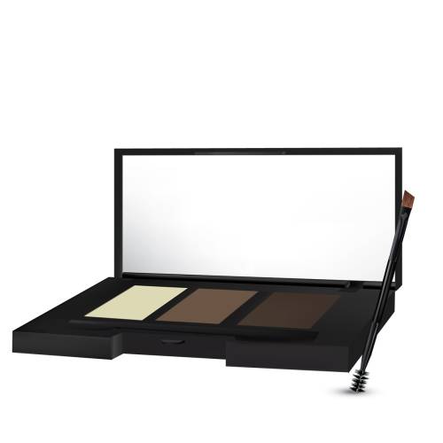 Kit pentru sprancene Beauty, 4.9g, Gerovital