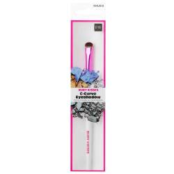 Pensula curbata de machiaj pentru fard de ochi C-Curve Ruby Kisses, 1 bucata, Kiss