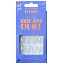 Unghii false Gel Fantasy Dreamdust Champagnes, 28 bucati, Kiss