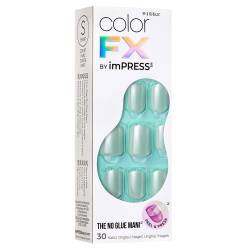 Unghii false Impress Color Fx After Hours, 30 bucati, Kiss