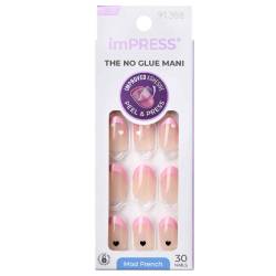 Unghii false Impress Nails Ditto, 30 bucati, Kiss