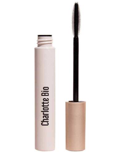 Mascara Bio pentru volum & alungire cu apa de trandafir, ulei de ricin si ceara Maro, 8ml, Charlotte Bio