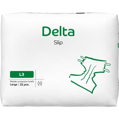 Scutece pentru adulti L3 3200ml Delta Slip, 22 bucati, Abena