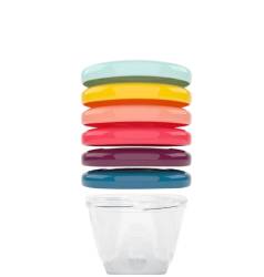 Set 6 recipiente pentru pastrarea hranei, 180ml, Babymoov