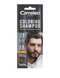 Sampon nuantator Camelo Men Very Dark Brown 3.1, 15ml, Delia Cosmetics